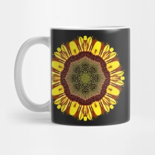 Sunflower Yellow Aesthetic Oil Painting Pattern Mug